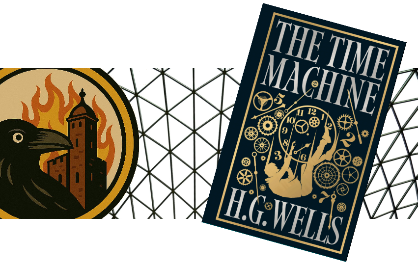Front cover of The Time Machine by H.G. Wells